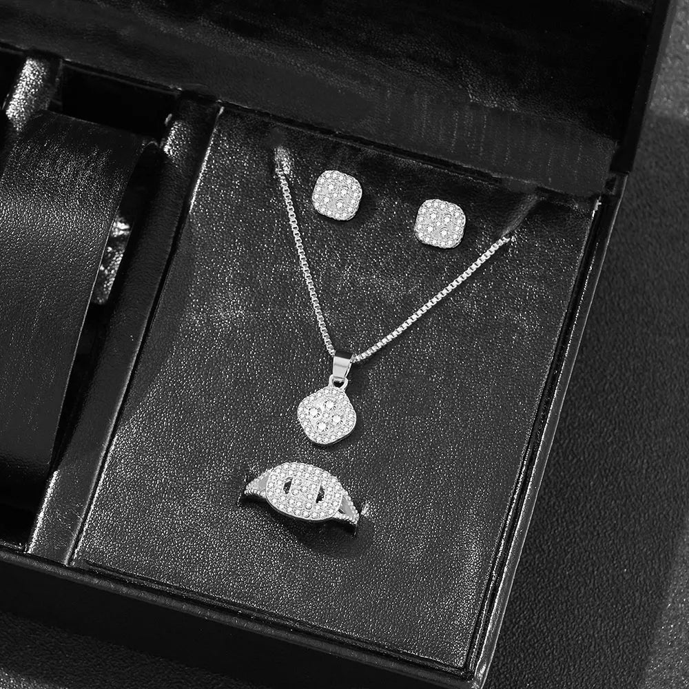 Luxury Cube Jewelry Set,
