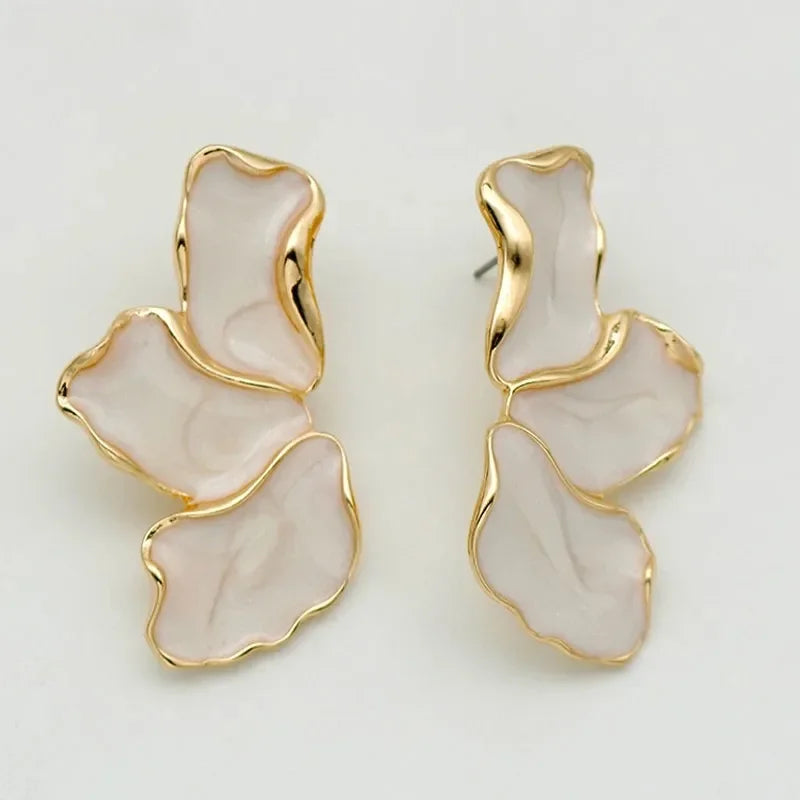 Forest Maple Leaf Flower Earrings