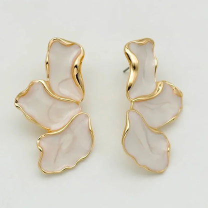 Forest Maple Leaf Flower Earrings