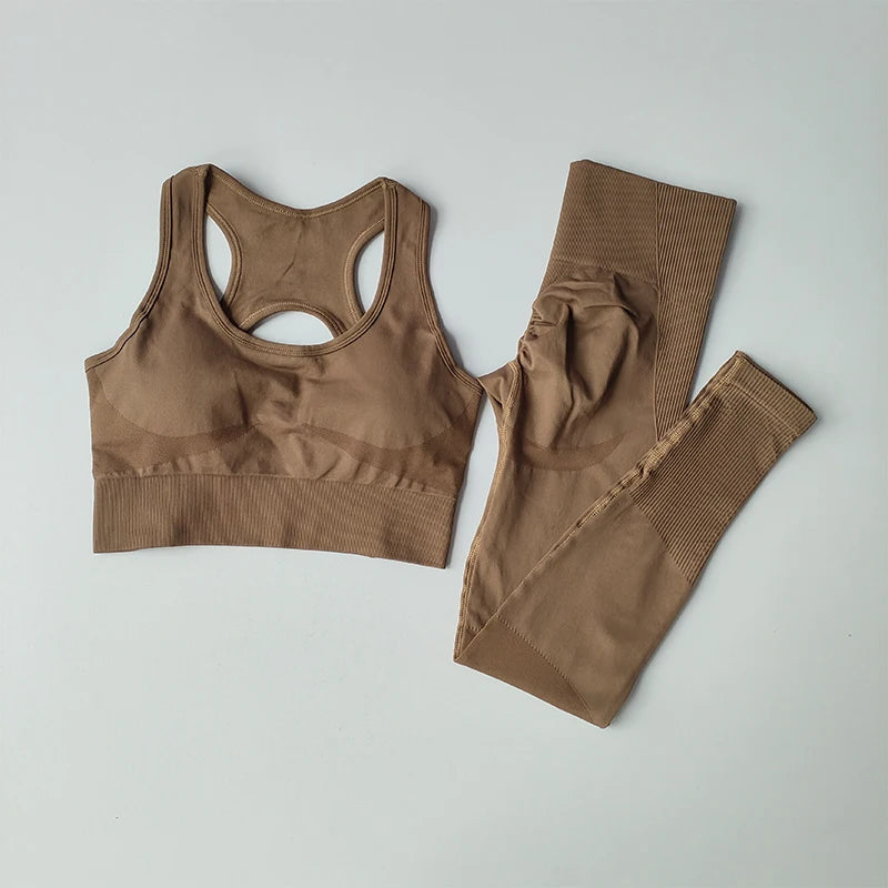 2PCS Sports Bra Women's Set