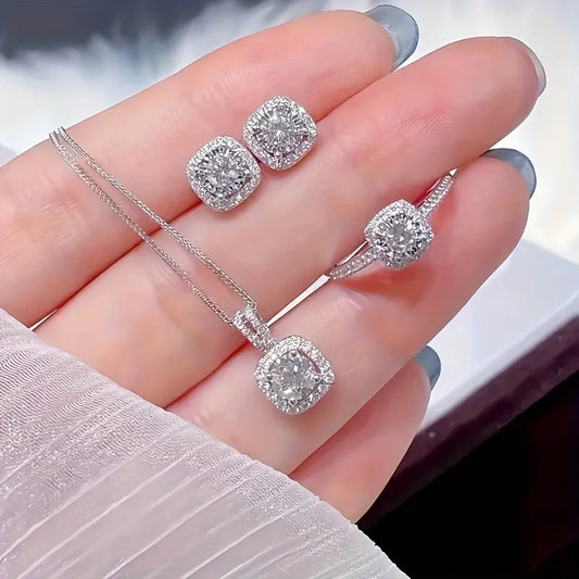Luxury Cube Jewelry Set,