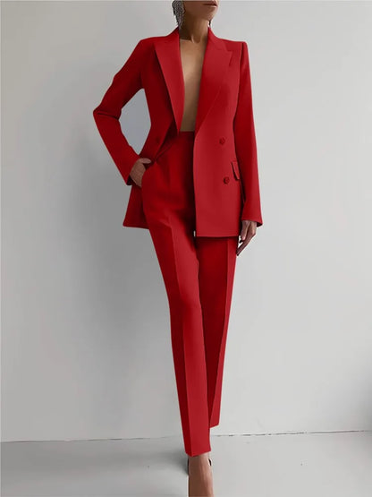 Spring Casual Long Sleeve Suit