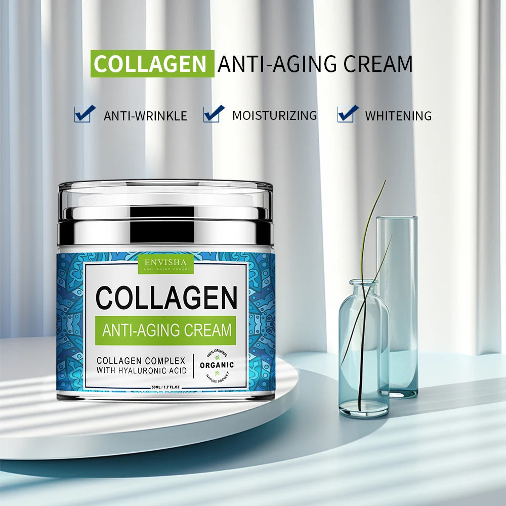 ENVISHA Face Cream Collagen Hyaluronic Acid