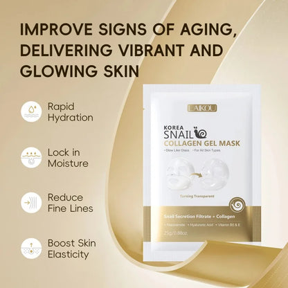 LAIKOU Korea Snail Collagen Essence Mask
