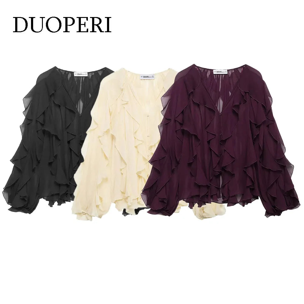 DUOPERI Women Fashion Solid