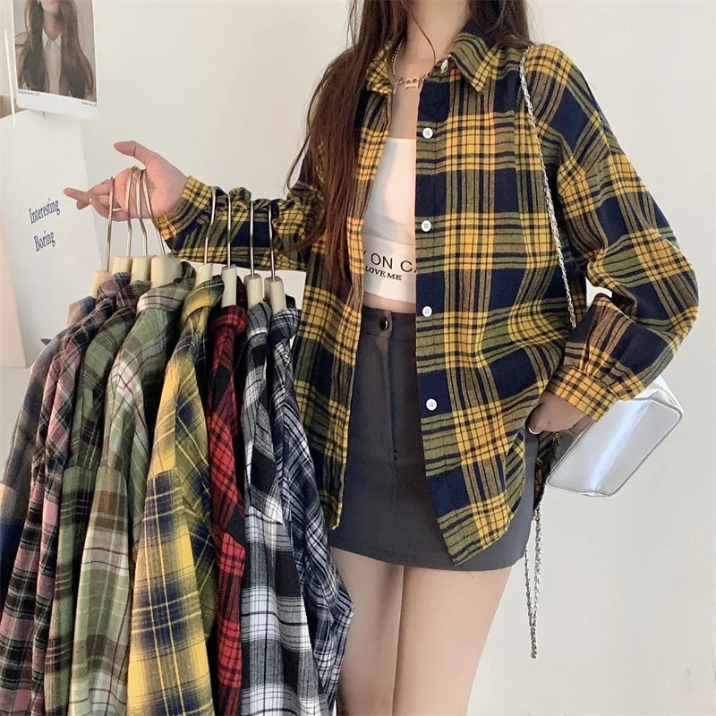 Black Flannel Shirt for Women