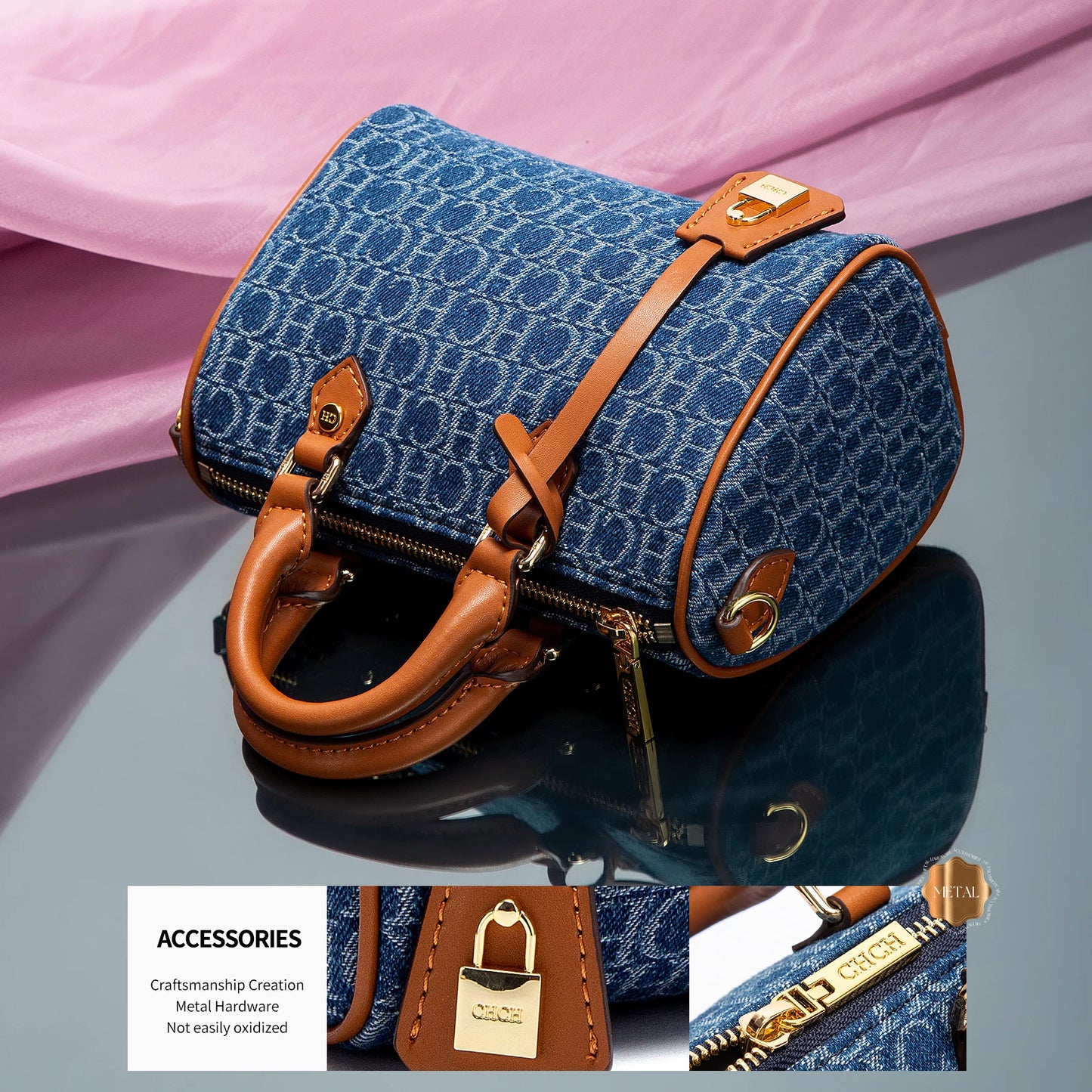 Women's Shoulder blue Bag