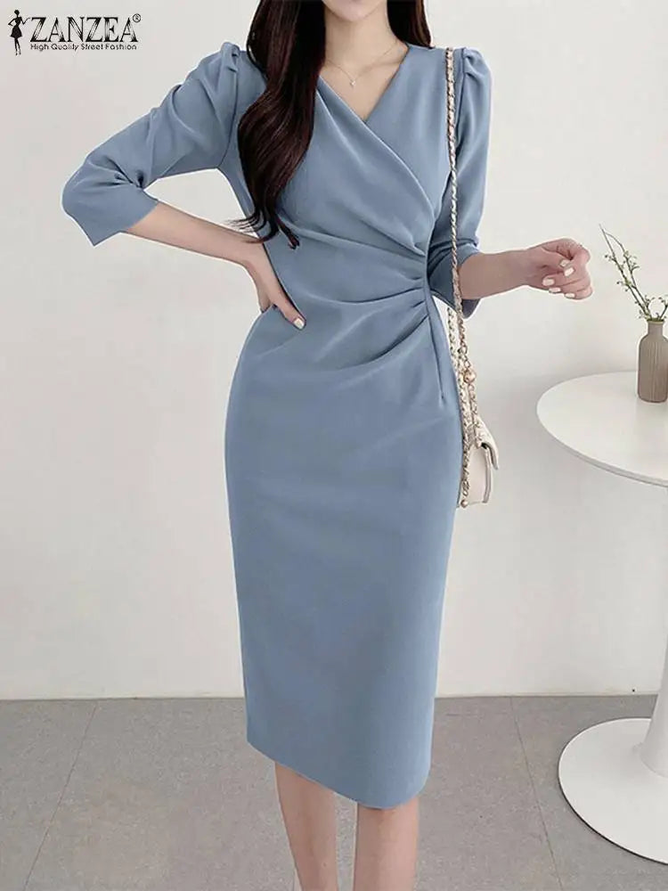 ZANZEA Women’s Elegant Bodycon Party Dress