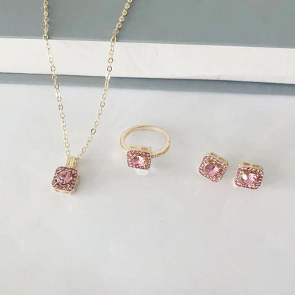 Luxury Cube Jewelry Set,