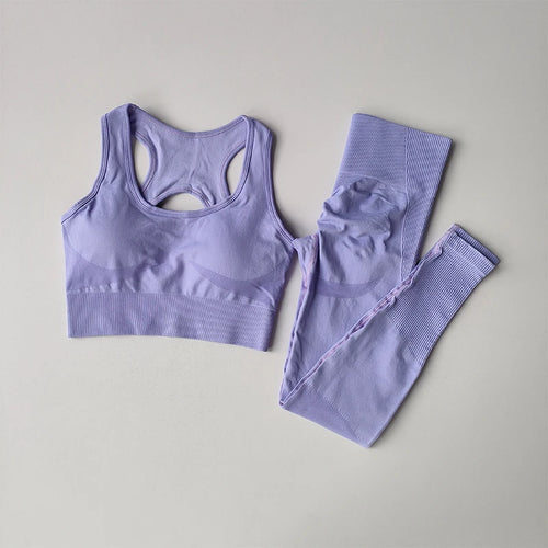 2PCS Sports Bra Women's Set