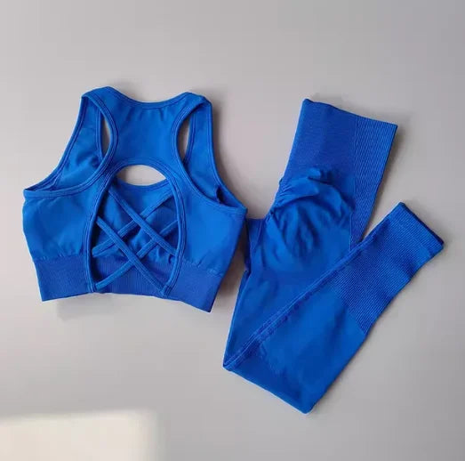 2PCS Sports Bra Women's Set