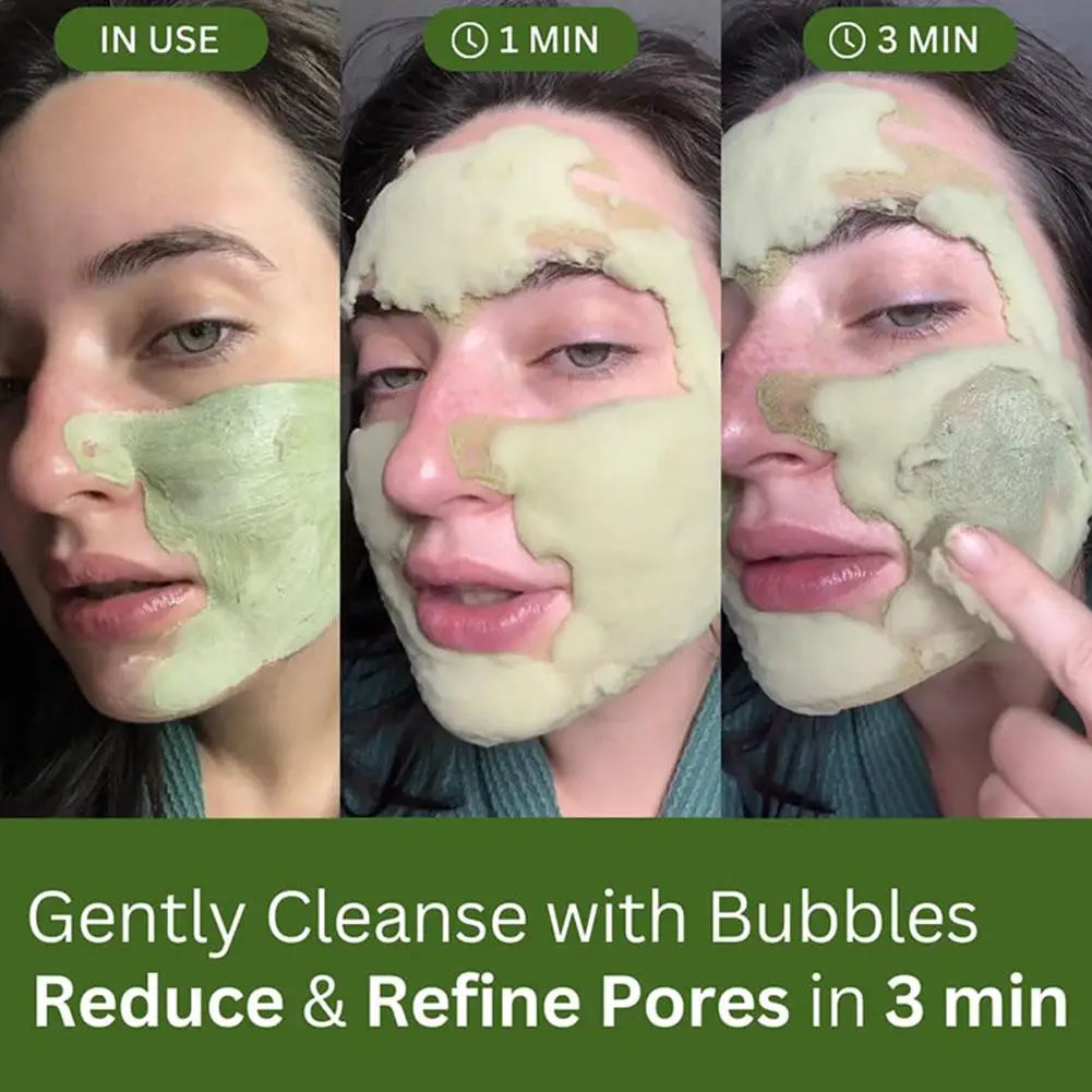 Korean Carbonic Acid Holy Basil Bubble Facial Mask