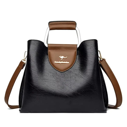 Brand Leather 3 Layers Alligator Crossbody Collection Bags
