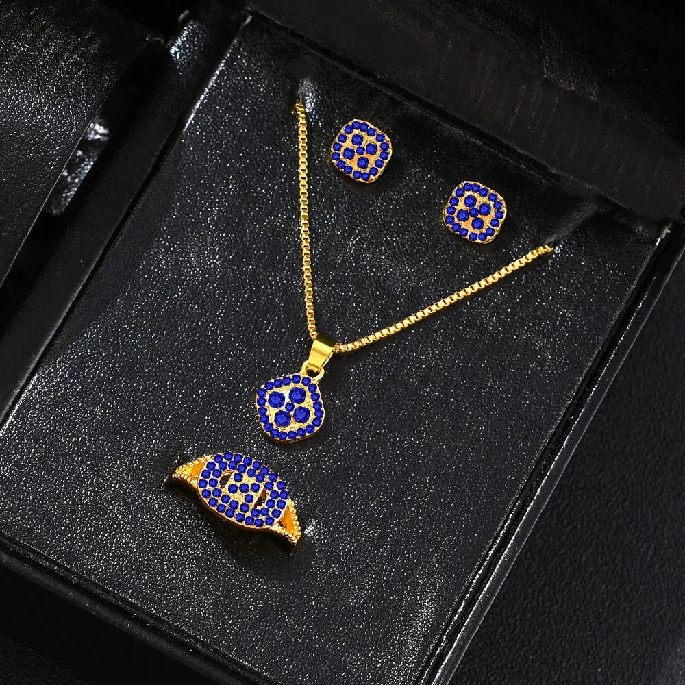 Luxury Cube Jewelry Set,