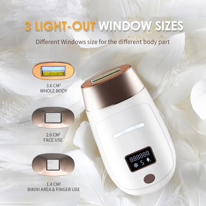 Laser Hair Removal Rechargeable 4in1 IPL Epilator