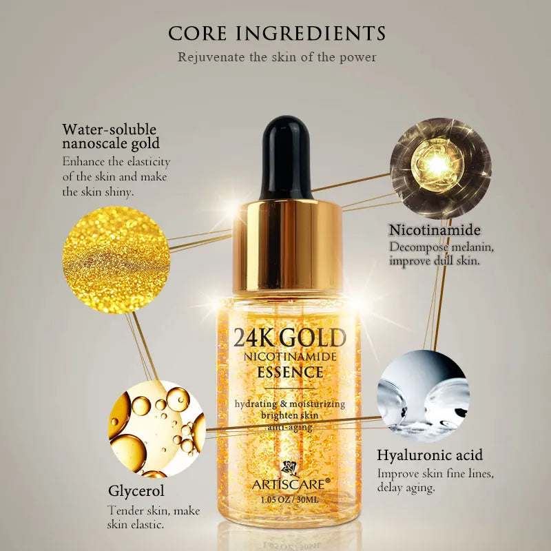 ARTISCARE 24K Gold Skin Care SET Face Cream