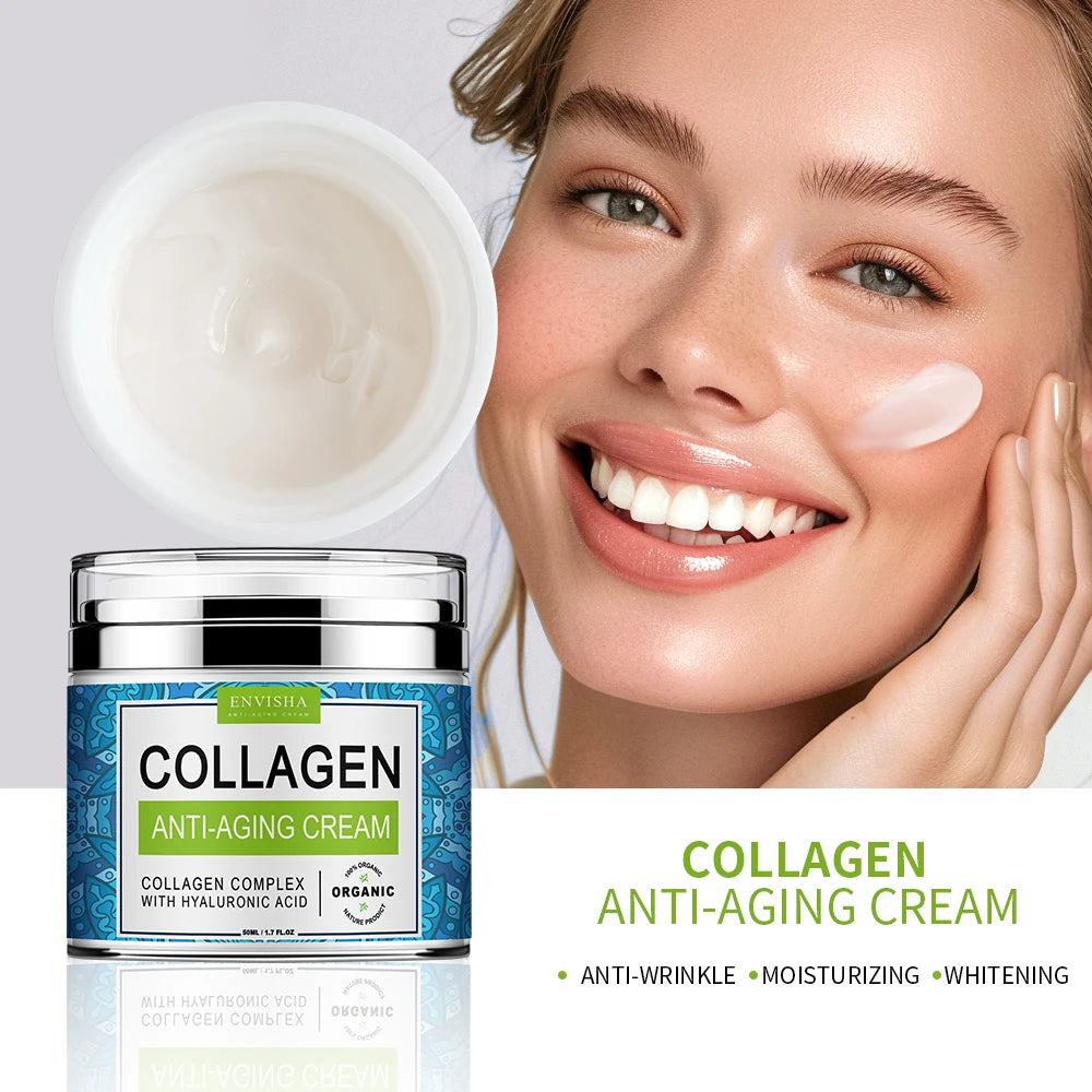ENVISHA Face Cream Collagen Hyaluronic Acid