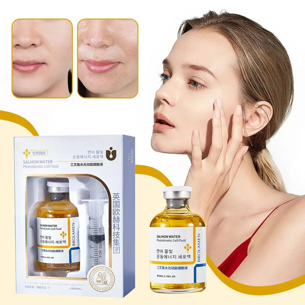 Skin Rejuvenation Essence Korean Salmon Wrinkle Serum