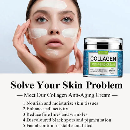 ENVISHA Face Cream Collagen Hyaluronic Acid