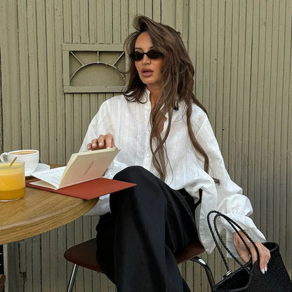 Fashion White Shirts Women