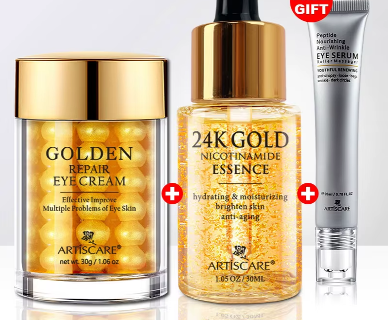 ARTISCARE 24K Gold Skin Care SET Face Cream
